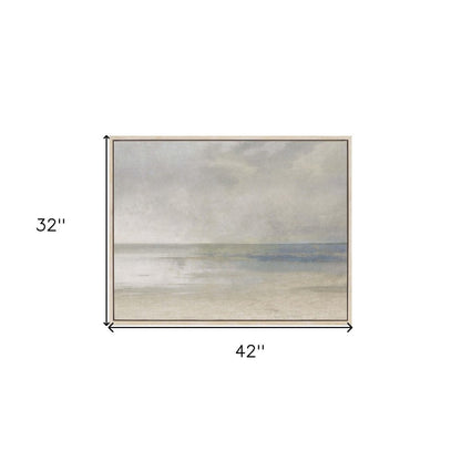 Pastel Seascape III White Floater Frame Print Wall Art HomeRoots