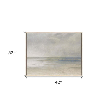 Pastel Seascape III White Floater Frame Print Wall Art HomeRoots