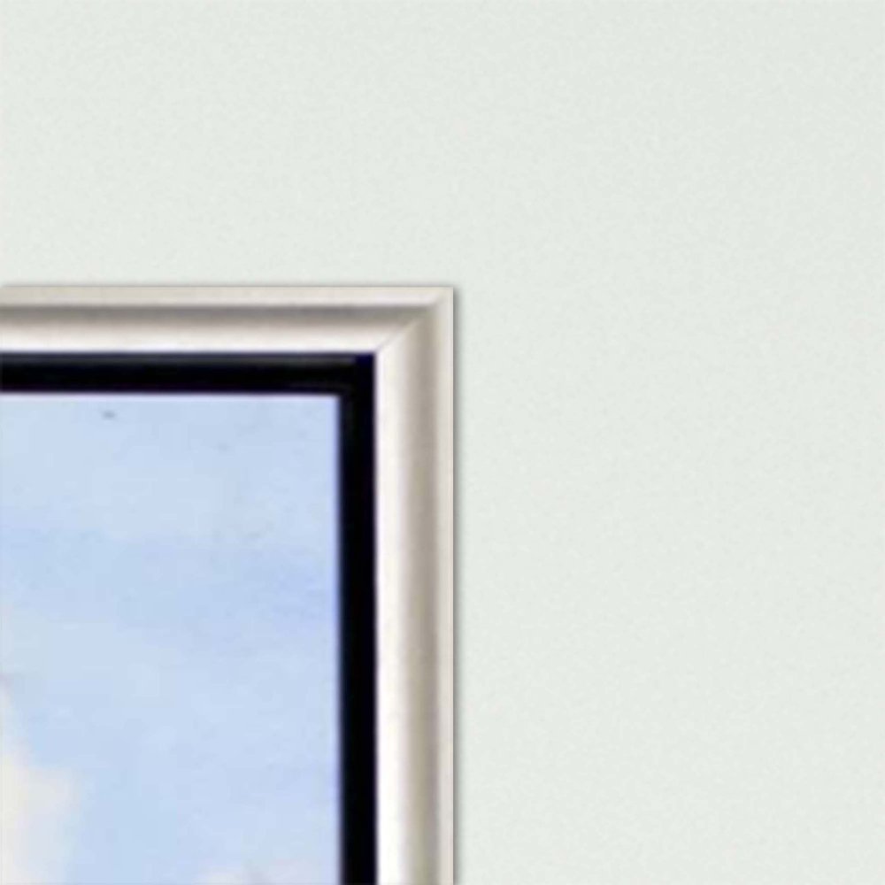Afternoon Skies Silver Floater Frame Print Wall Art HomeRoots