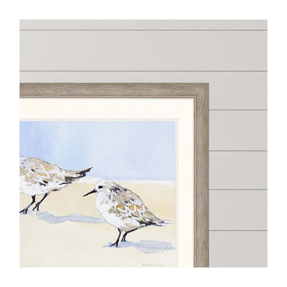 Sandpipers I Silver Framed Print Wall Art HomeRoots