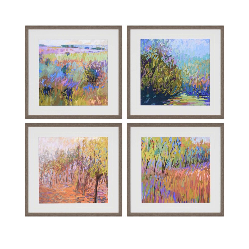 Set Of Four Beyond Brown Framed Print Wall Art HomeRoots