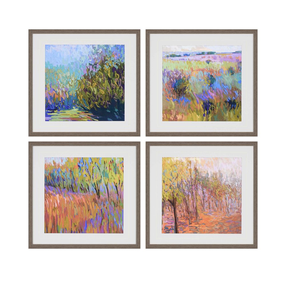 Set Of Four Beyond Brown Framed Print Wall Art HomeRoots