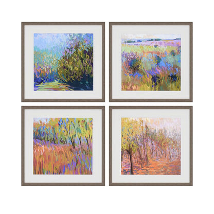 Set Of Four Beyond Brown Framed Print Wall Art HomeRoots