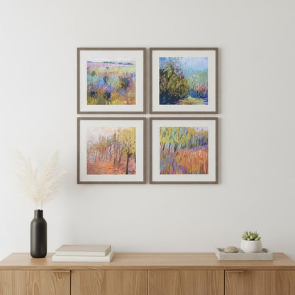 Set Of Four Beyond Brown Framed Print Wall Art HomeRoots