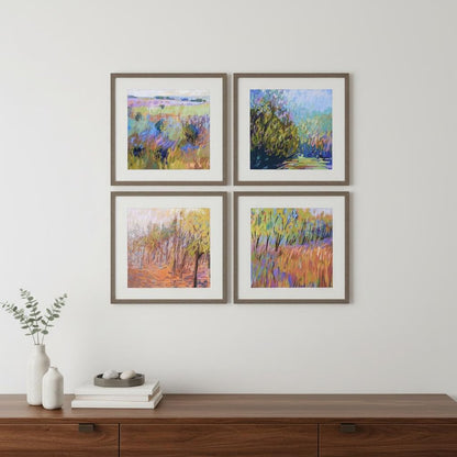Set Of Four Beyond Brown Framed Print Wall Art HomeRoots