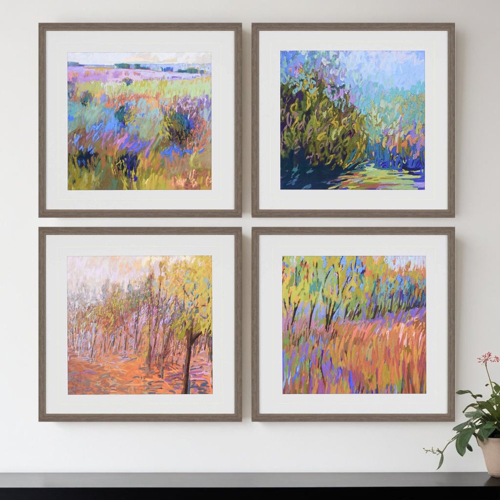 Set Of Four Beyond Brown Framed Print Wall Art HomeRoots