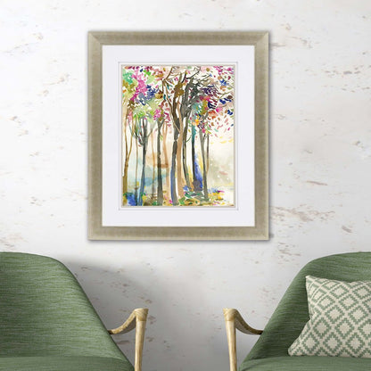 Sunny Path II Gold Framed Print Wall Art HomeRoots