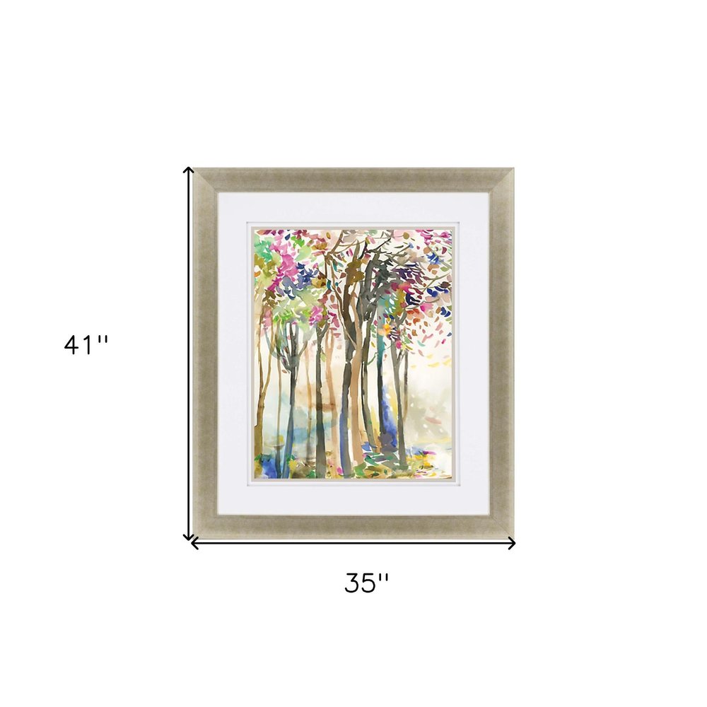 Sunny Path II Gold Framed Print Wall Art HomeRoots