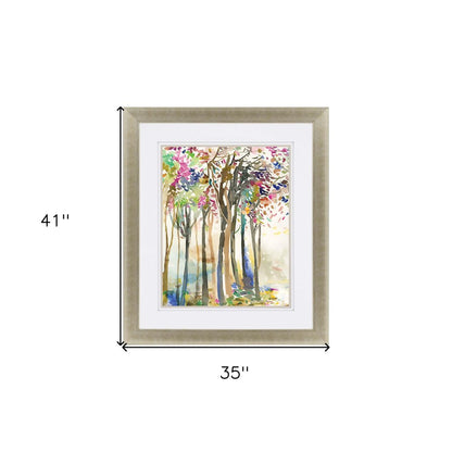 Sunny Path II Gold Framed Print Wall Art HomeRoots