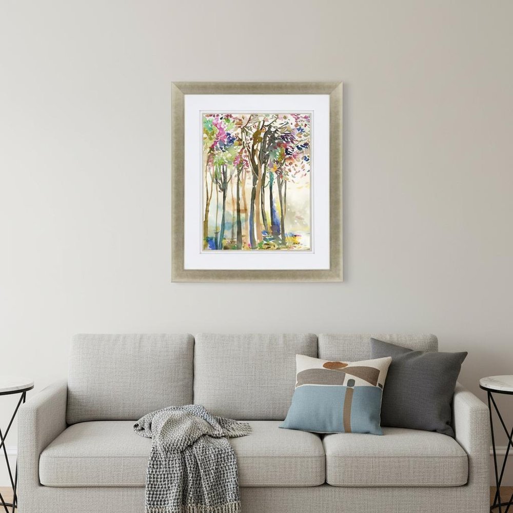 Sunny Path II Gold Framed Print Wall Art HomeRoots
