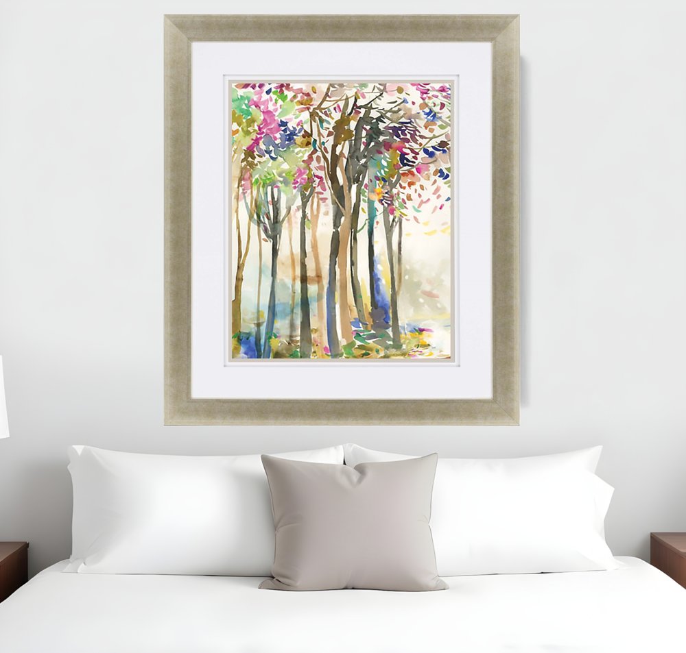 Sunny Path II Gold Framed Print Wall Art HomeRoots