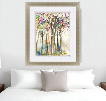 Sunny Path II Gold Framed Print Wall Art HomeRoots