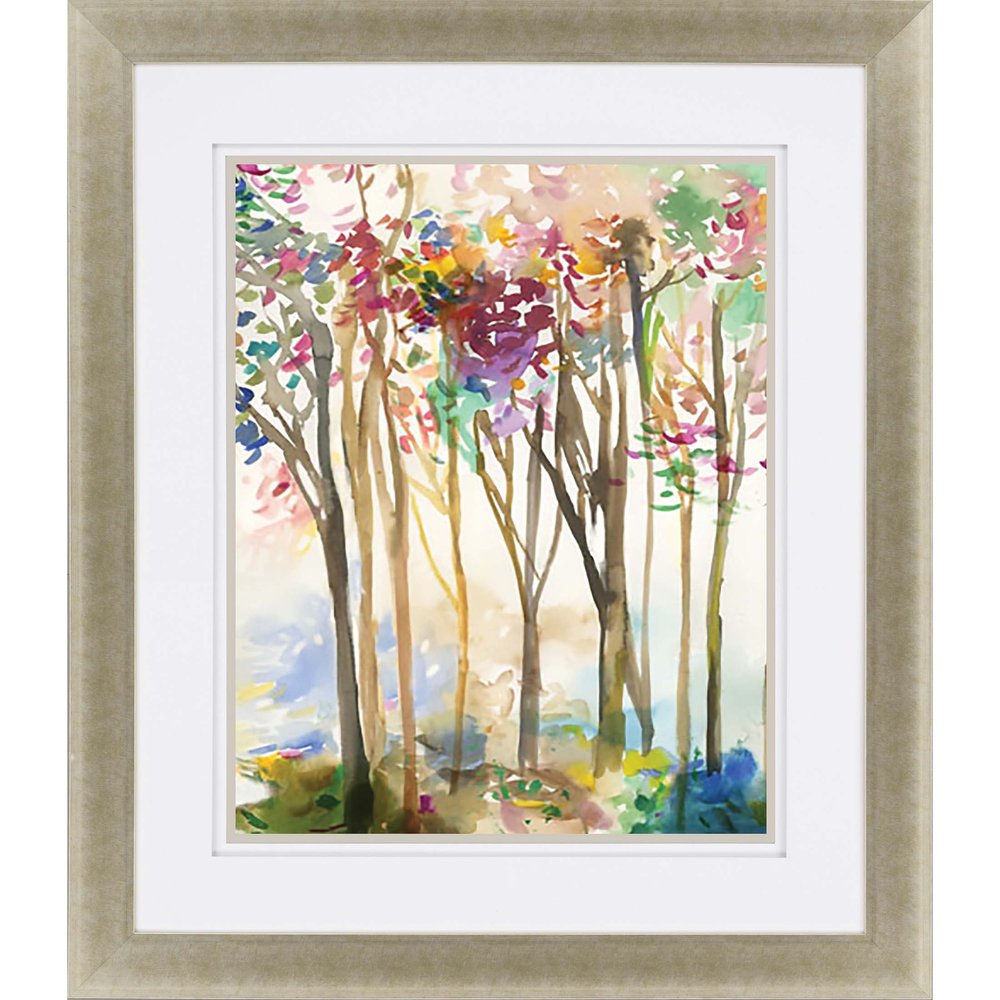 Sunny Path III Gold Framed Print Wall Art HomeRoots