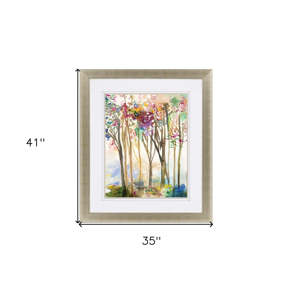 Sunny Path III Gold Framed Print Wall Art HomeRoots