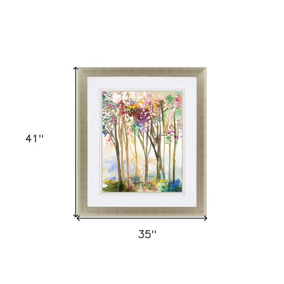 Sunny Path III Gold Framed Print Wall Art HomeRoots