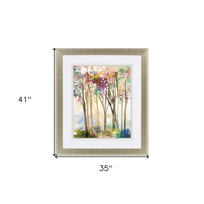 Sunny Path III Gold Framed Print Wall Art HomeRoots