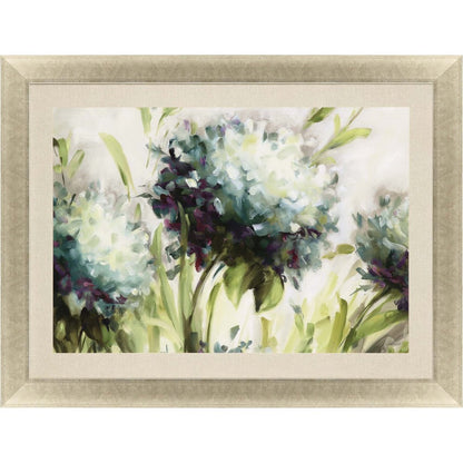 Hydrangea Field Gold Framed Print Wall Art HomeRoots