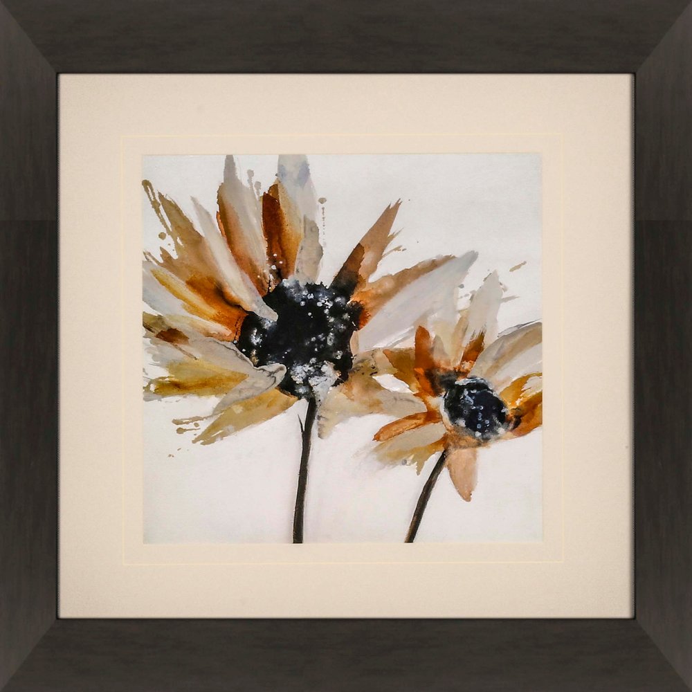 Sepia Bloom I Brown Framed Print Wall Art HomeRoots
