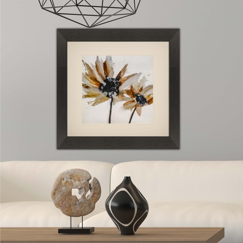 Sepia Bloom I Brown Framed Print Wall Art HomeRoots