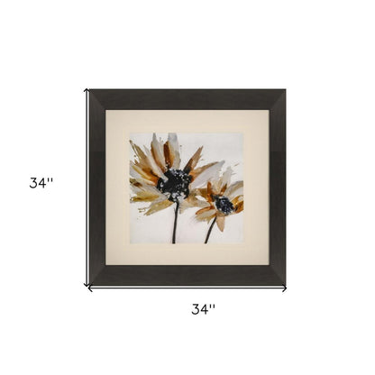 Sepia Bloom I Brown Framed Print Wall Art HomeRoots