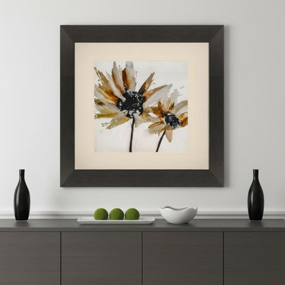 Sepia Bloom I Brown Framed Print Wall Art HomeRoots