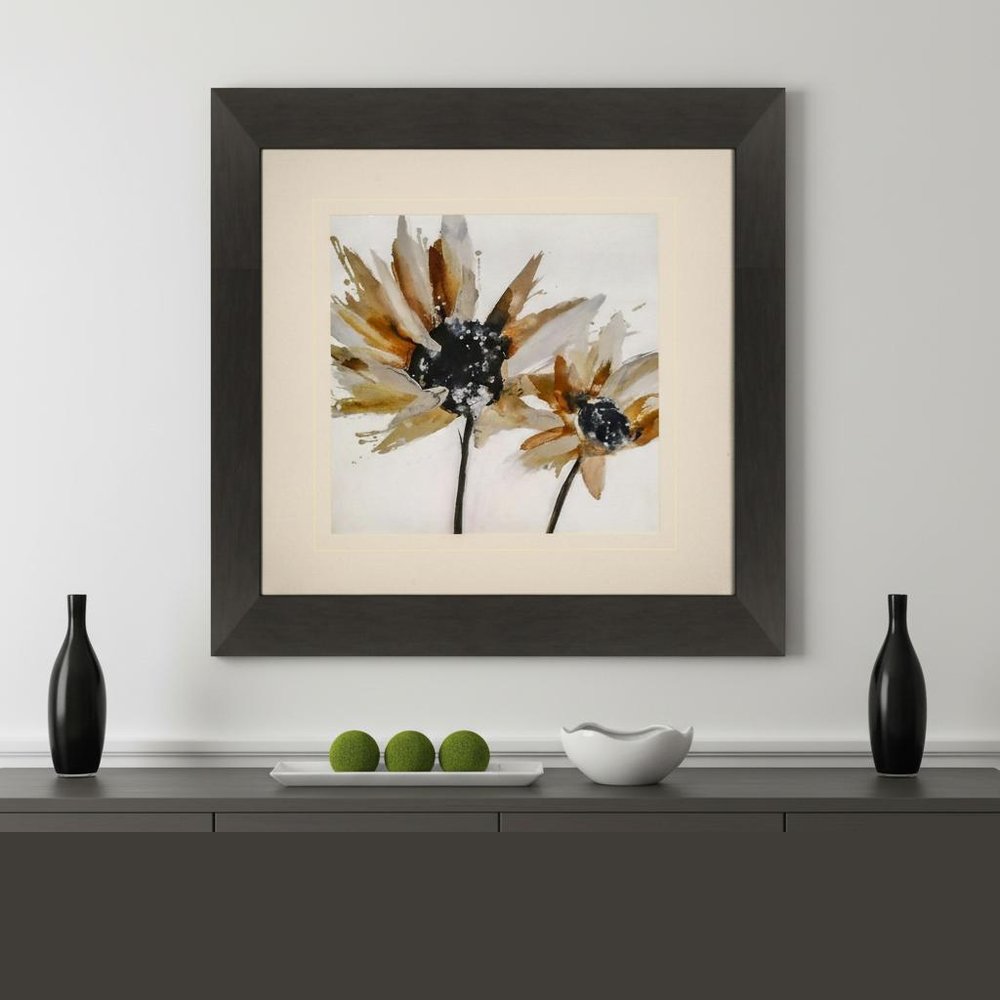 Sepia Bloom I Brown Framed Print Wall Art HomeRoots