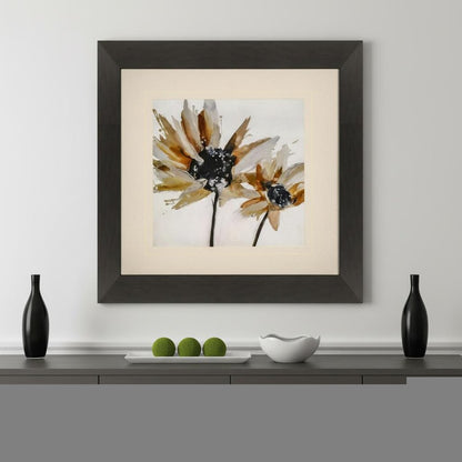 Sepia Bloom I Brown Framed Print Wall Art HomeRoots