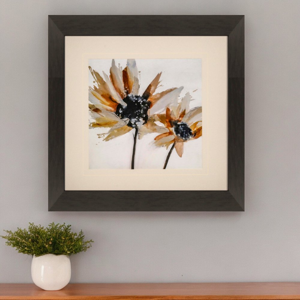 Sepia Bloom I Brown Framed Print Wall Art HomeRoots