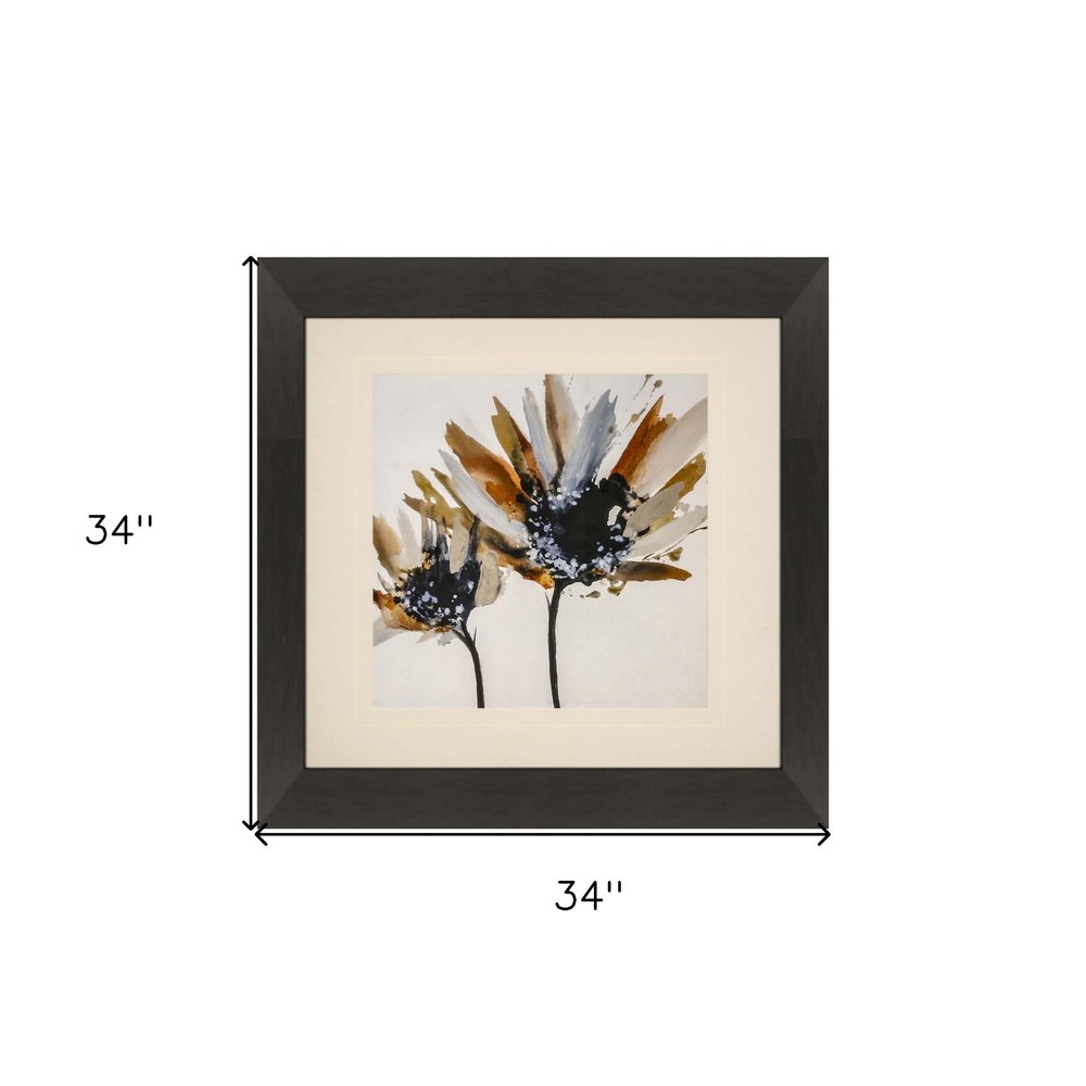 Sepia Bloom II Brown Framed Print Wall Art HomeRoots