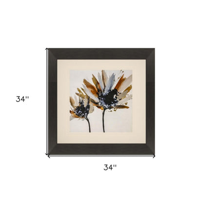 Sepia Bloom II Brown Framed Print Wall Art HomeRoots