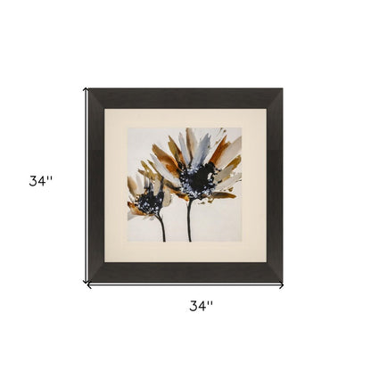 Sepia Bloom II Brown Framed Print Wall Art HomeRoots