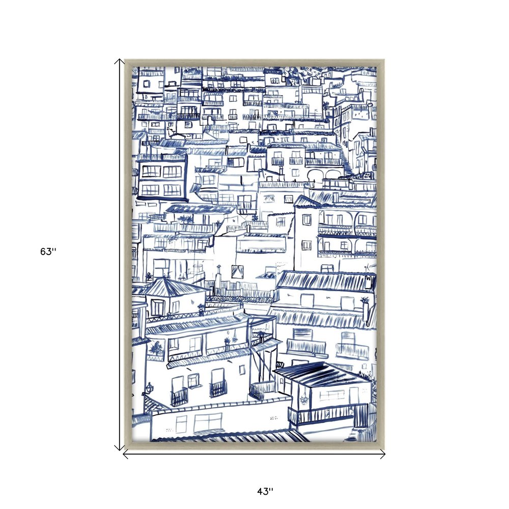 Mijas Silver Framed Print Wall Art HomeRoots