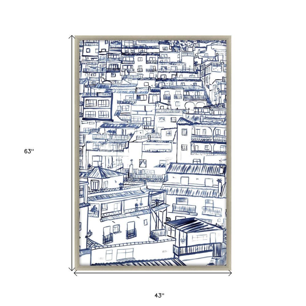 Mijas Silver Framed Print Wall Art HomeRoots