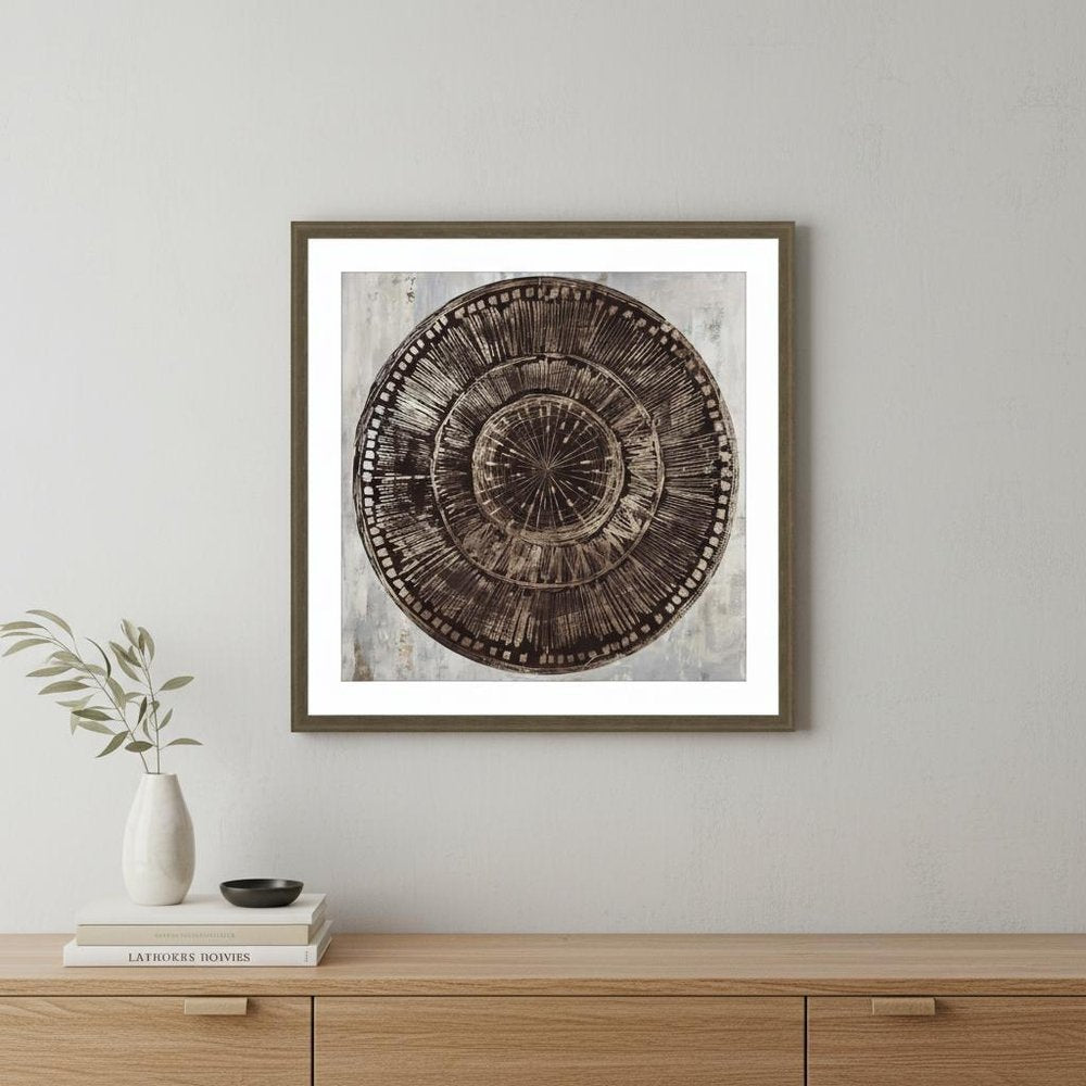Zulu Gold I Brown Framed Print Wall Art HomeRoots