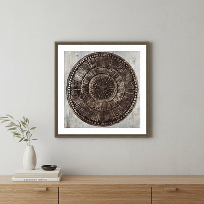 Zulu Gold I Brown Framed Print Wall Art HomeRoots