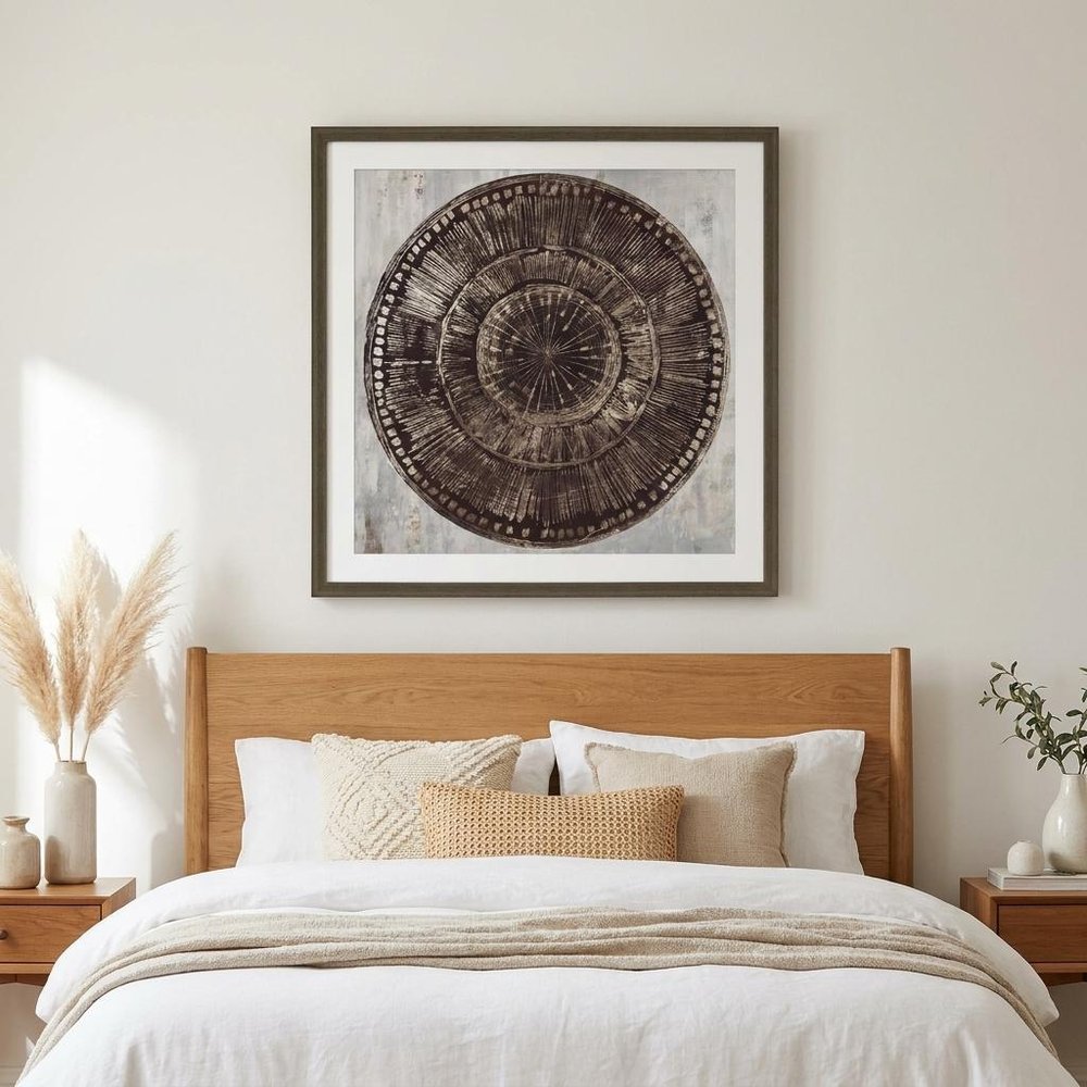 Zulu Gold I Brown Framed Print Wall Art HomeRoots