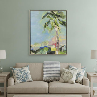Good Morning Beautiful Silver Floater Frame Print Wall Art HomeRoots