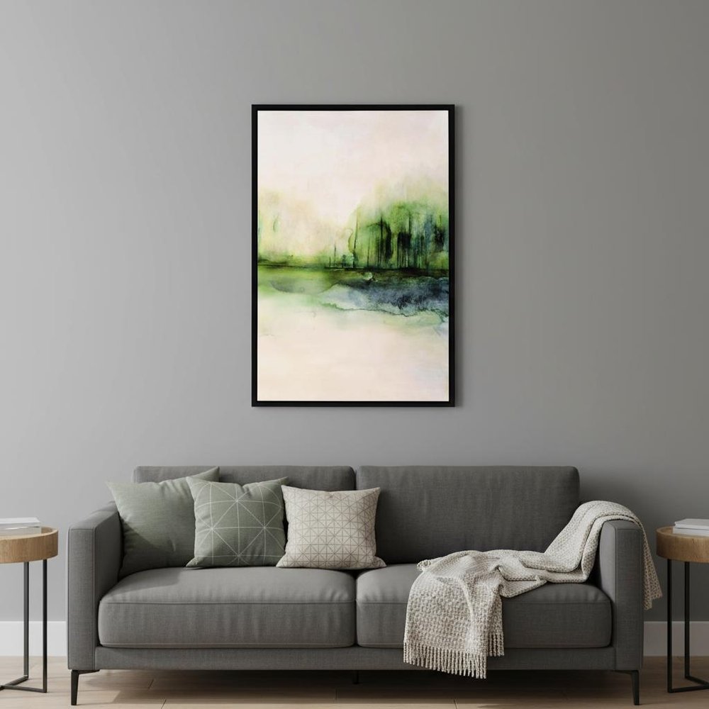 Evanesce I Black Floater Frame Print Wall Art HomeRoots