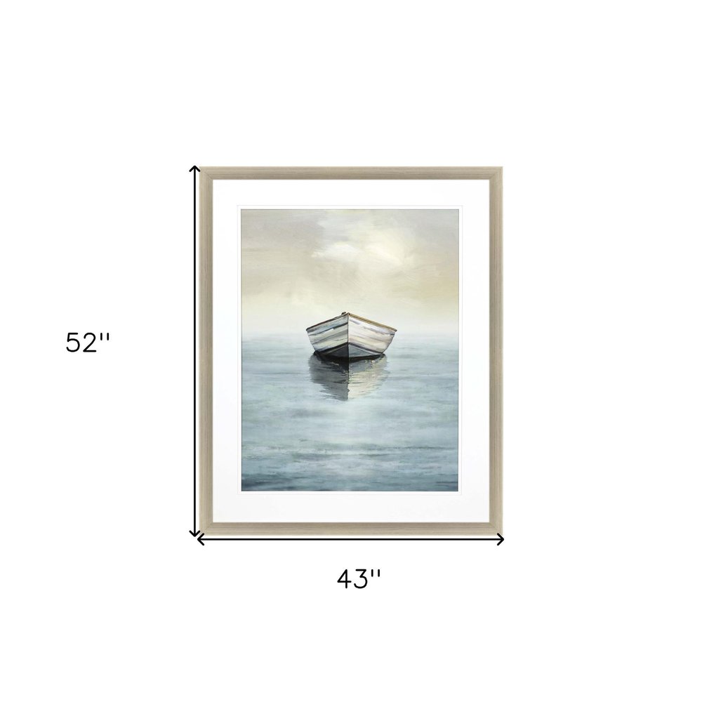 A Sure Sail Silver Framed Print Wall Art HomeRoots