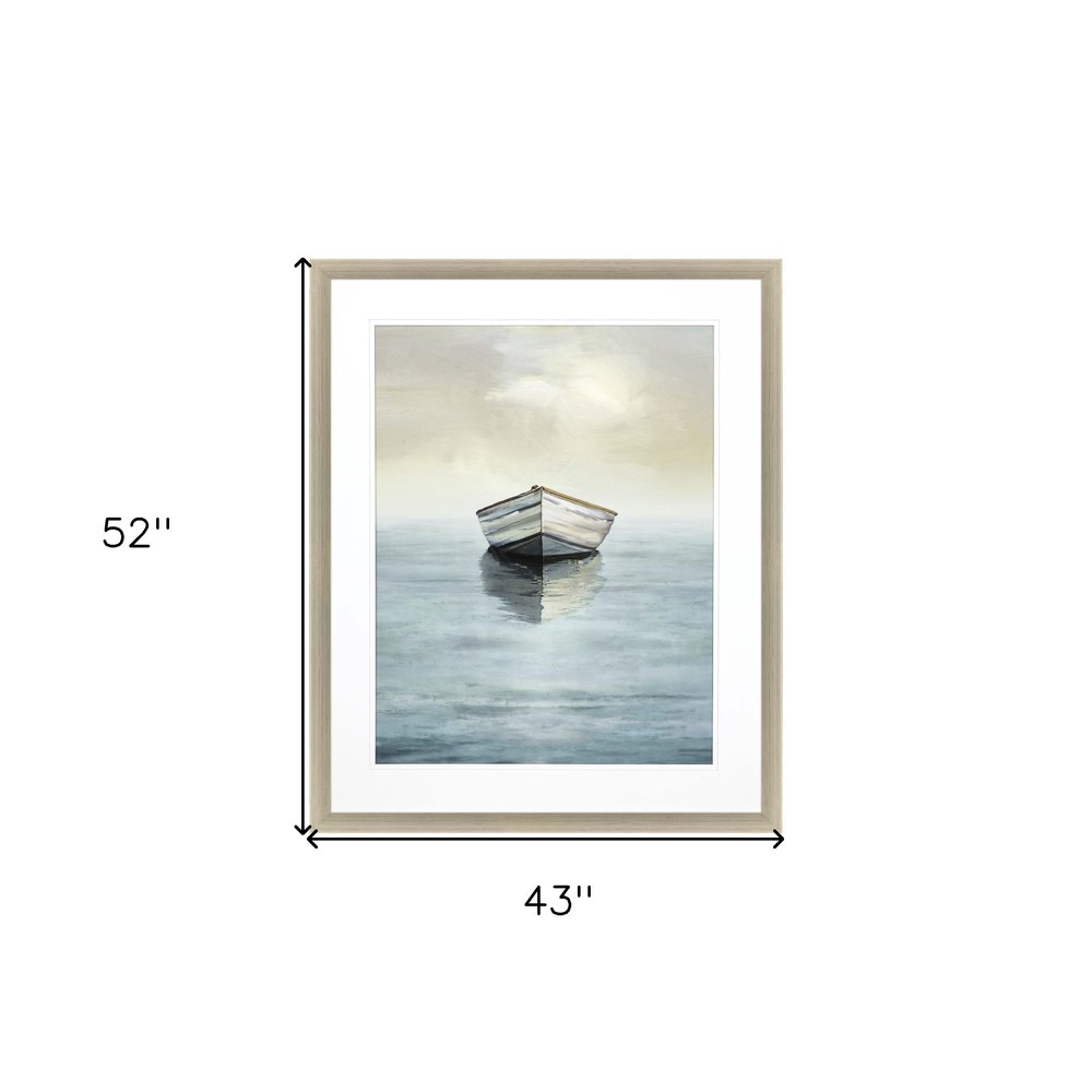 A Sure Sail Silver Framed Print Wall Art HomeRoots
