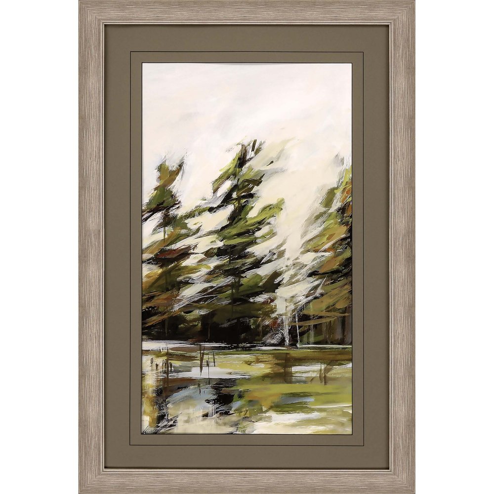 Evergreen Silver Framed Print Wall Art HomeRoots