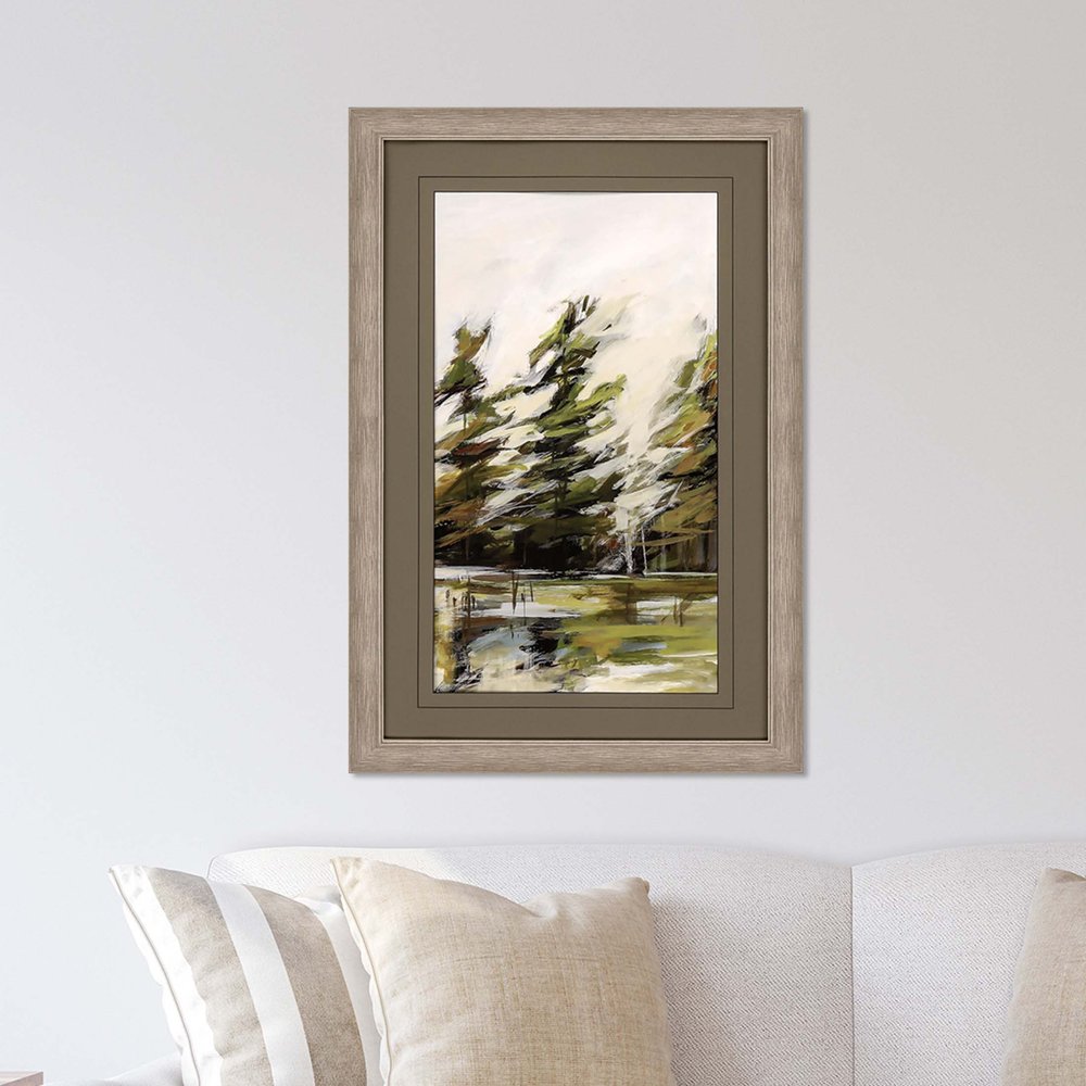 Evergreen Silver Framed Print Wall Art HomeRoots