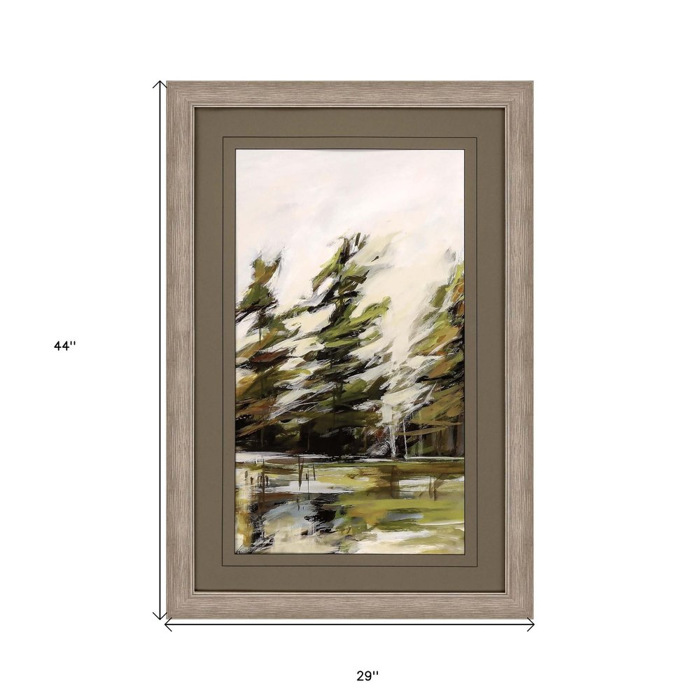 Evergreen Silver Framed Print Wall Art HomeRoots