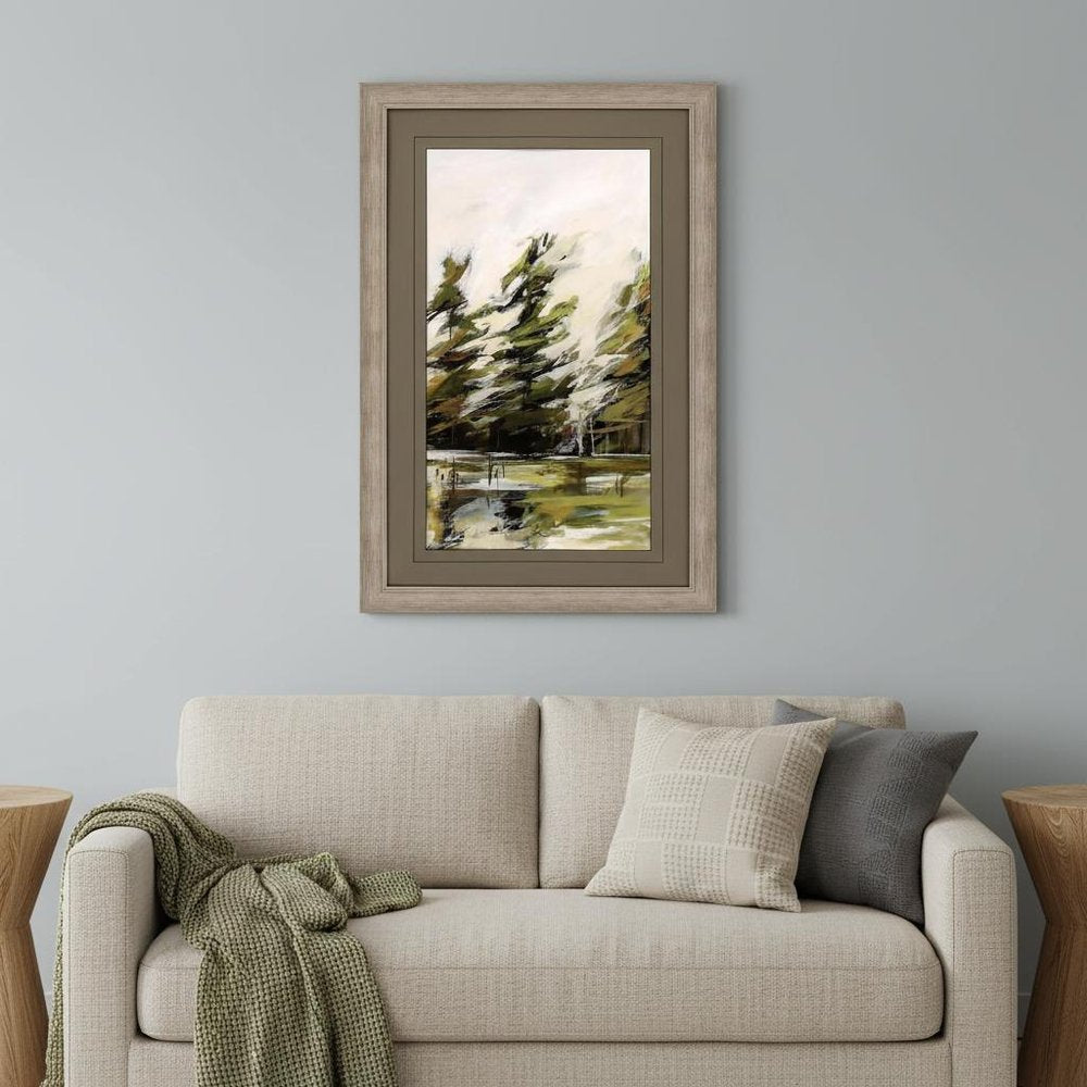 Evergreen Silver Framed Print Wall Art HomeRoots