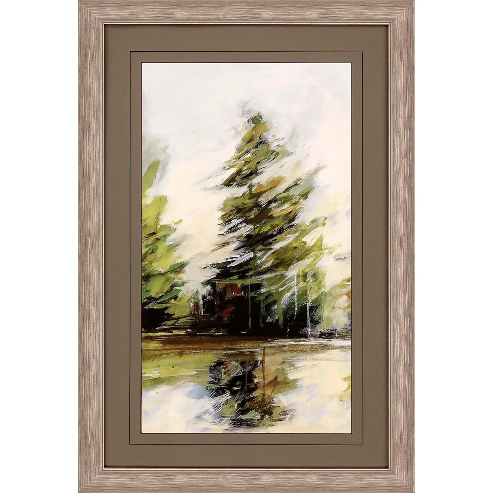 Evergreen Silver Framed Print Wall Art HomeRoots
