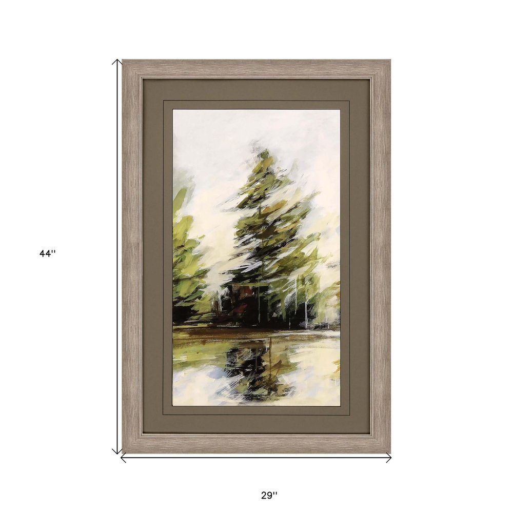 Evergreen Silver Framed Print Wall Art HomeRoots