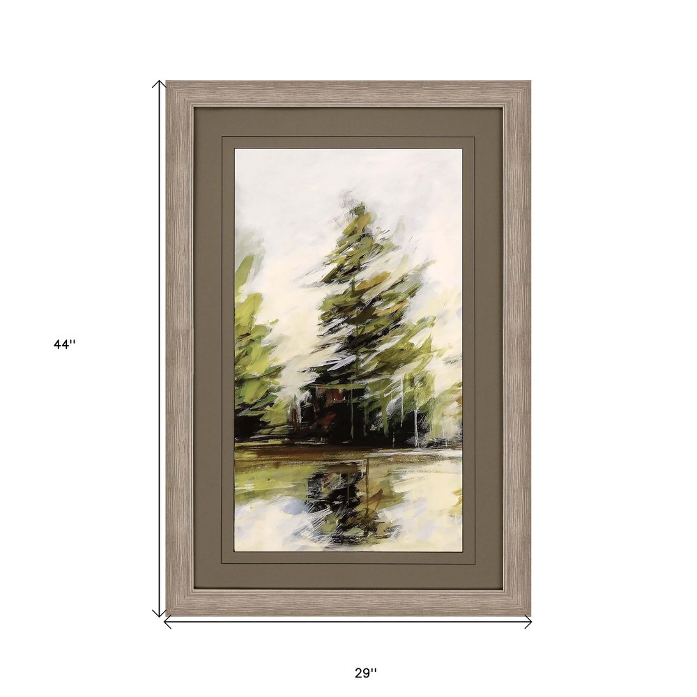 Evergreen Silver Framed Print Wall Art HomeRoots