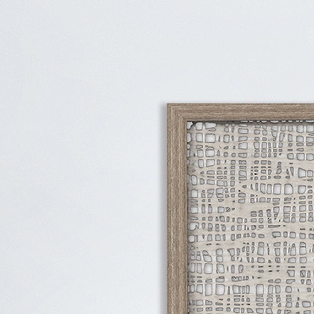 Set Of Two Natural Texture S/2 Brown Framed Print Wall Art HomeRoots