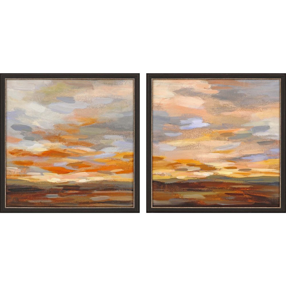 Set Of Two High Desert Sky Black Framed Print Wall Art HomeRoots