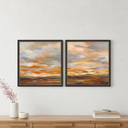Set Of Two High Desert Sky Black Framed Print Wall Art HomeRoots